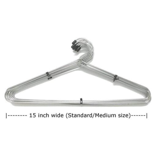 15 inch size steel hanger for hanging clothes
