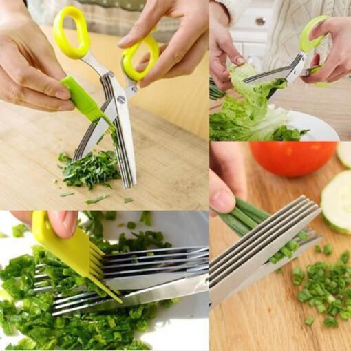 multifunction multilayer stainless steel scissor for kitchen