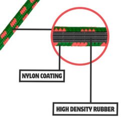 4 feet bungee rope made by high density rubber and cover coating with nylon
