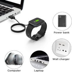 smartwatch charging cable compatible with charger, laptop, computer, powerbank