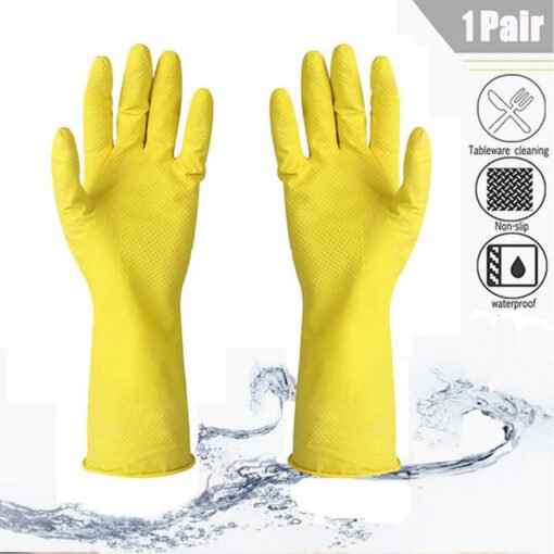 1 pair multipurpose reusable cleaning hand gloves