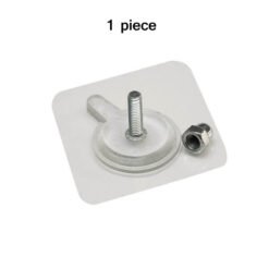 1 pair of nail-free self adhesive wall screw hook for hanging multiple types of products