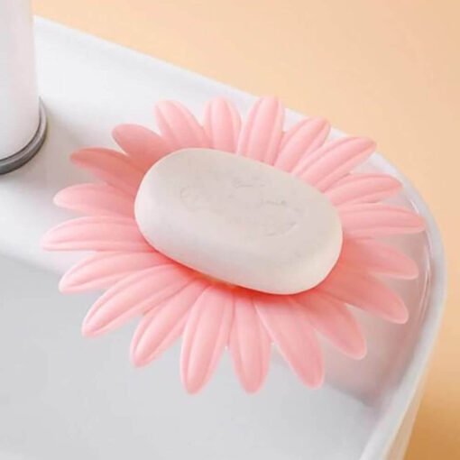 Flower shape design soap stand holder