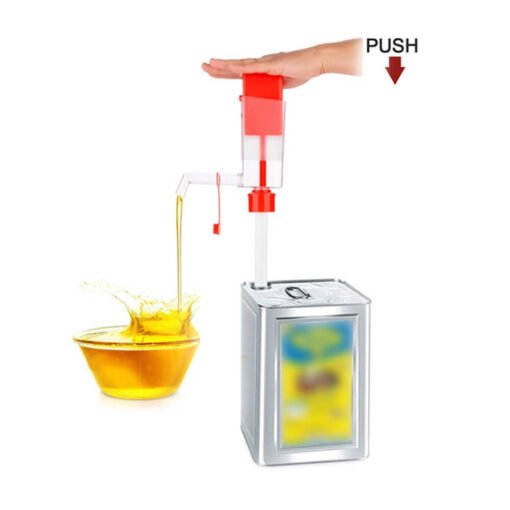 Manual hand liquid, fuel, oil dispenser pump for household and kitchen