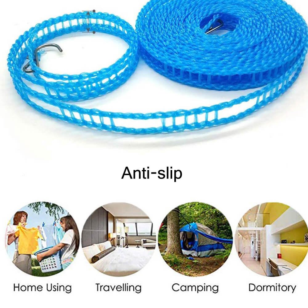 Anti-slip Nylon clothes drying rope for indoor & outdoor - Raipurshop