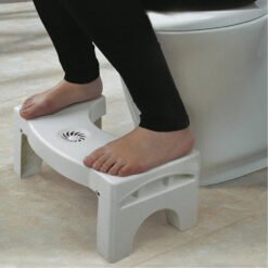 Plastic non-slip folding toilet squat stool