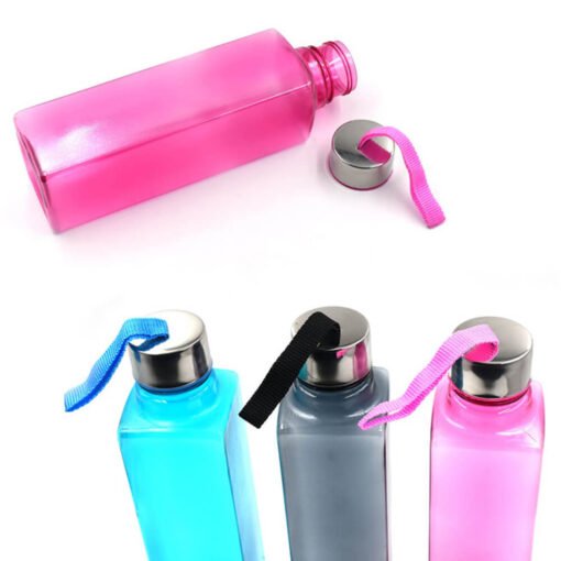 multicolor plastic water bottle