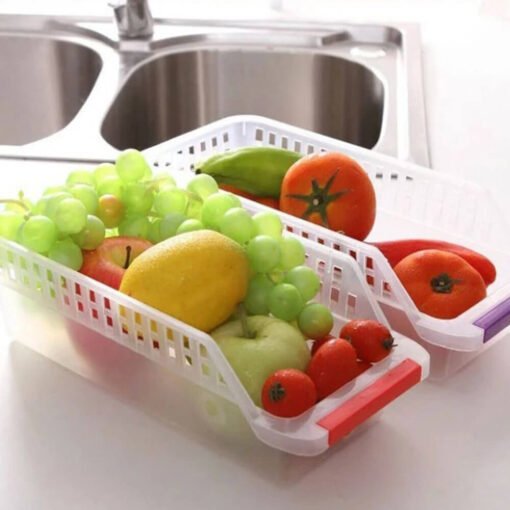 multipurpose plastic food storage basket