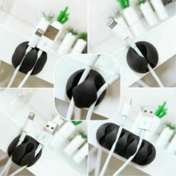 self adhesive wire and cables organizer for home and office