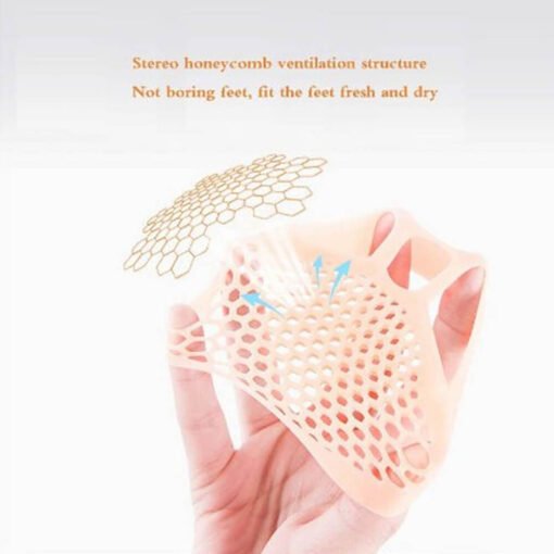 silicone tiptoe heal protector with air ventilated holes