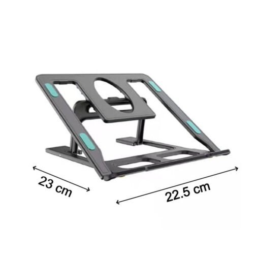 size dimension of foldable and portable adjustable laptop stand
