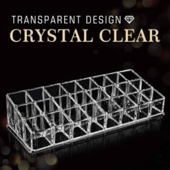 transparent crystal clear high brightness acrylic lipstick stand