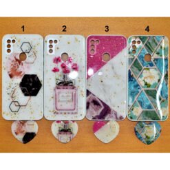 Beautiful Samsung galaxy A11 mobile back covers with heart popsockets glitter for girls and females