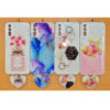 Beautiful Vivo Y20 or Vivo Y20i or Vivo Y12s mobile back covers with heart popsockets glitter