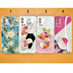 Buy online Oppo A55 (4G) back covers with heart popsockets