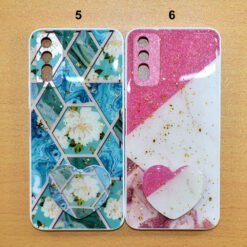 buy online Vivo Y20, Y20i, Y12s back cover with heart popsocket