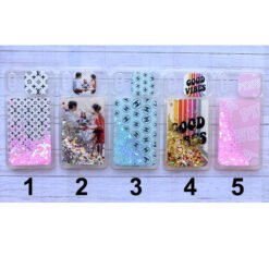 Apple Iphone X or XS smartphone water glitter gel back cover online for girls