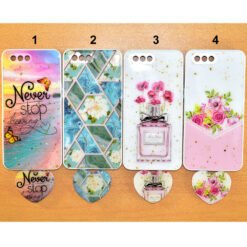 Beautiful Realme C1 or Oppo A3s mobile back covers with heart popsockets glitter