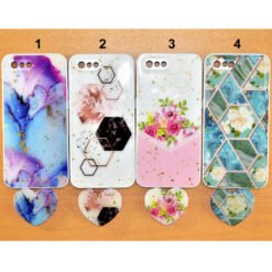 Beautiful Realme C2 or Oppo A1K mobile back covers with heart popsockets glitter
