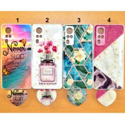 Beautiful Vivo Y31 (4g) or Y51 (4g) or Y51A (4g) or Y53s (4g) mobile back covers with heart popsockets glitter