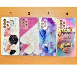 Buy online Samsung A53 5G back covers with heart popsockets