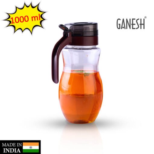Ganesh high grade premium plastic oil dispenser or pourer container 1000ml approx