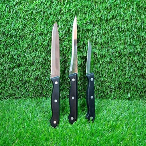 Online 3 different sizes knife tool set for kitchen