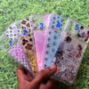 Water glitter gel back covers for Apple iPhone 12 mini smartphone