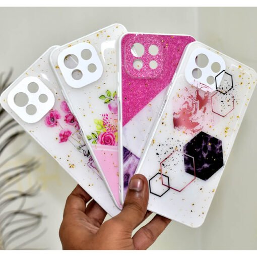 Xiaomi 11 Lite (4g & 5g both) or Xiaomi 11 Lite NE (5g) mobile back covers with glitter and popsockets