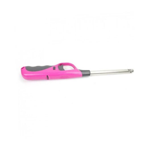 buy online plastic and stainless steel flame adjustable and refillable gas stove lighter gun