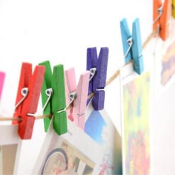 multicolor 50 piece wooden piece stationery craft, hanging photos and decorations
