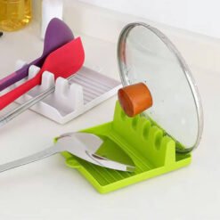 plastic cooking kitchen utensil drop rest stand holder for spoons, cutlery, kitchen utensils etc