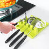 plastic kitchen utensil cutlery spoon rest holder stand