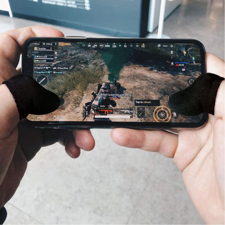 Mobile gaming thumb finger sleeve gloves for Pubg, Freefire and more