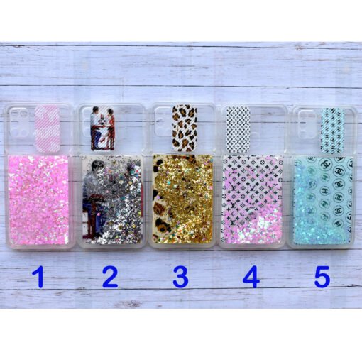 Samsung galaxy m31 or m31 prime or f41 water glitter gel back cover online