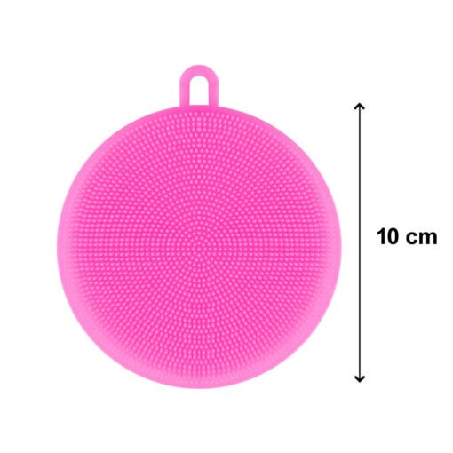 size & dimansion of silicone dish wash scrubber heat resistant pad for kitchen