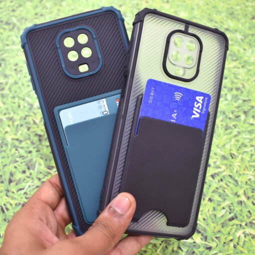 Mi Redmi Note 9 Pro, Note 9 Pro Max, Note 10 Lite, Poco M2 Pro mobile back cover with camera protection & ATM card holder