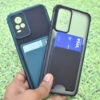 Vivo V20 mobile back cover with camera protection and ATM card holder pocket