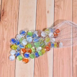 GLASS GEM STONE, FLAT ROUND MARBLES PEBBLES FOR VASE FILLERS, ATTRACTIVE PEBBLES FOR AQUARIUM FISH TANK