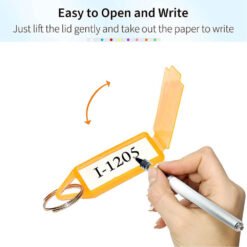 easy to write keychain tag label