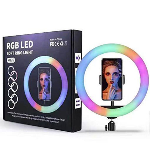 RGB LED soft ring light
