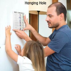 checklist board with hanging hole