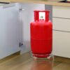 stainless steel gas LPG cylinder trolley