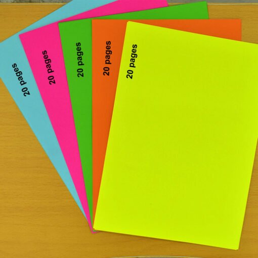 100 pages multicolor sheets online