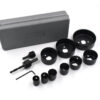 12 pieces 19-64mm wood timber hole saw tool kit for drill machine