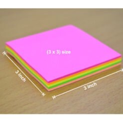 3 X 3 inch sticky notes paper sheet