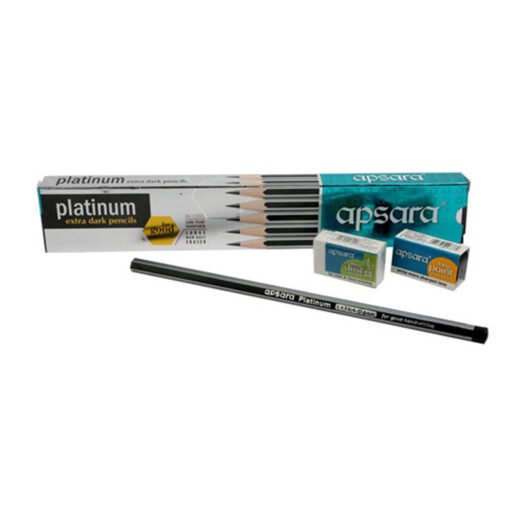 Apsara high quality platinum extra dark pencil for schools, offices, home, students