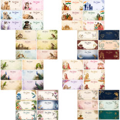 Gift sticker with multiple themes for wedding, festivals, birthday, childrens and more