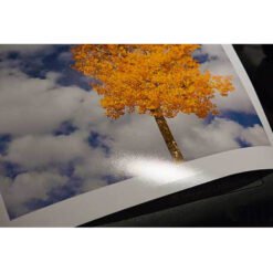 Glossy paper for printing photos