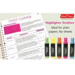 Multicolor highlighter pen for highlight text, points, remarks, messages